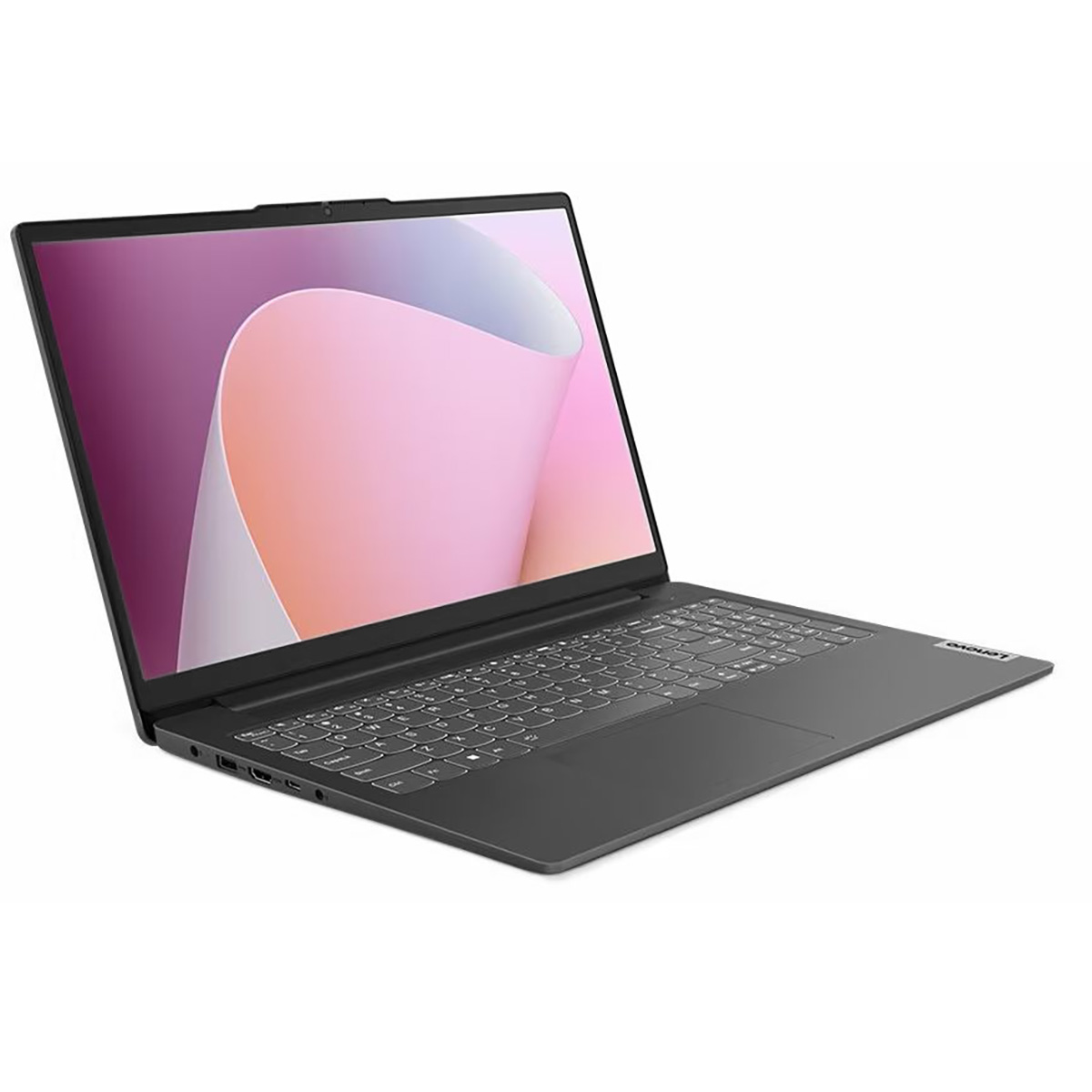 Ноутбук Lenovo IdeaPad Slim 3 15AMN8 Ryzen 5 7520U/ 8Gb/ 256Gb SSD/ 15.6"/ IPS/ FHD/ noOS/ black (82XQ006PRK)