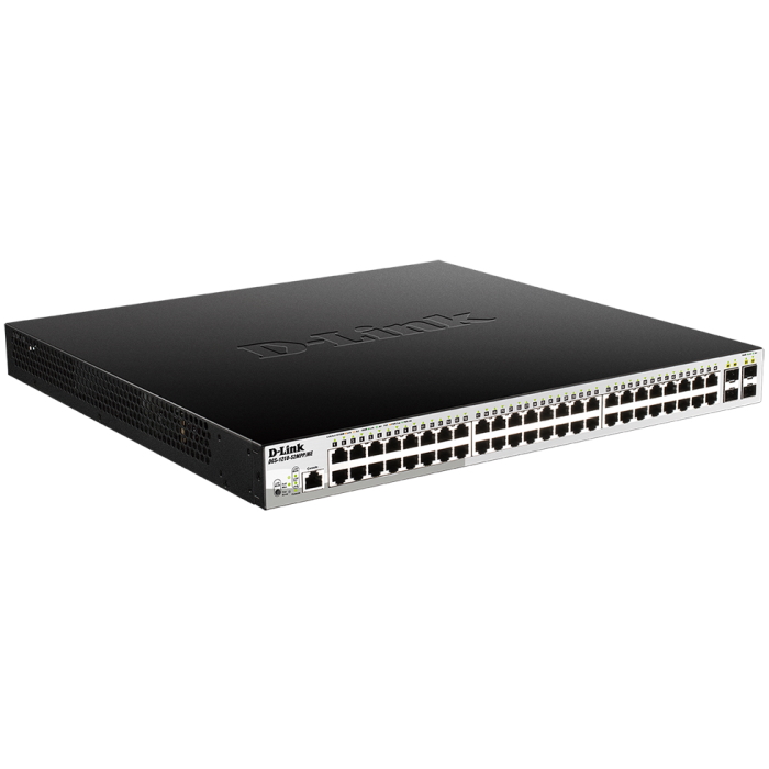 Картинка Коммутатор D-Link Metro Ethernet DGS-1210-52MPP/ME/B1A (DGS-1210-52MPP/ME/B1A) 