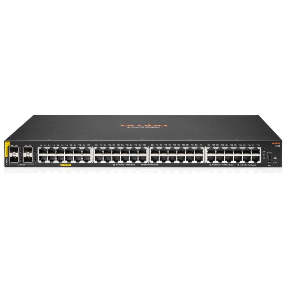 Картинка Коммутатор HPE Aruba 6100 (JL675A) 