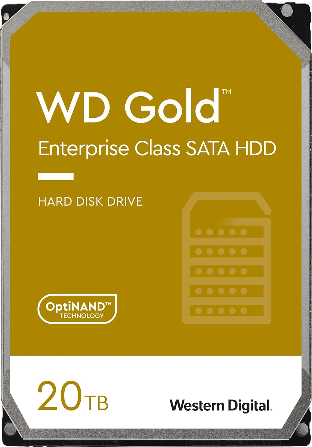 Жесткий диск Western Digital 3.5&quot; 20TB WD202KRYZ Gold SATA3, Cache 291MB, 7200 rpm