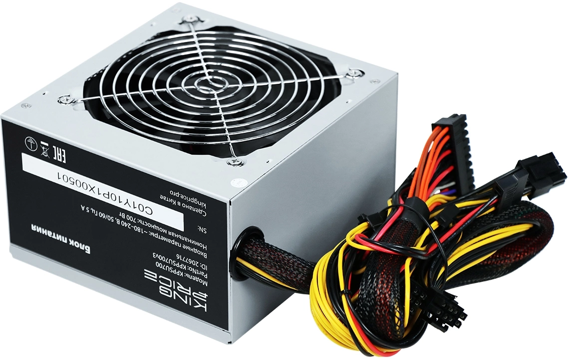 Блок питания KingPrice ATX 700W KPPSU700 (20+4pin) APFC 120mm fan 4xSATA (KPPSU700V3)