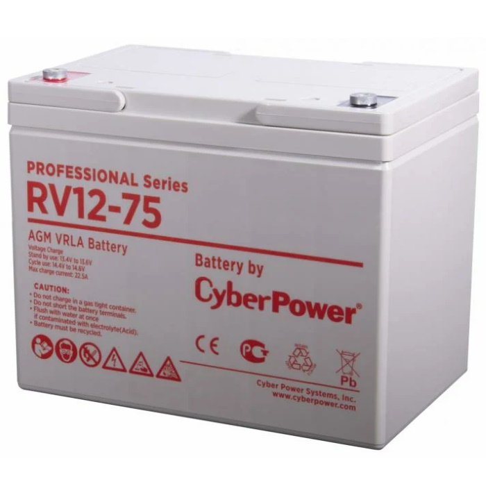 Аккумуляторная батарея PS CyberPower RV 12-75 / 12 В 75 Ач