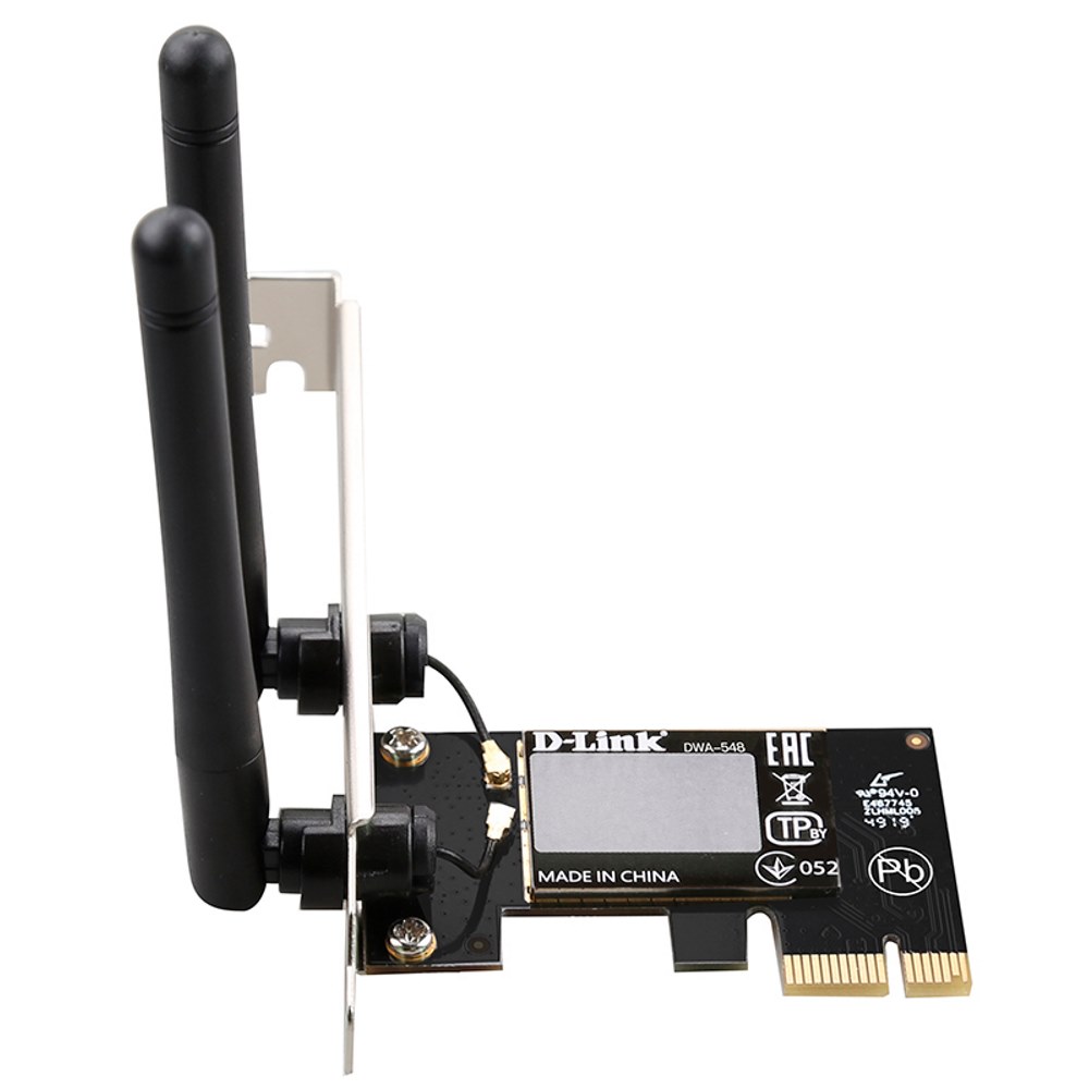 Картинка Сетевой адаптер D-Link DWA-548 PCIe (DWA-548/10/C1A) 