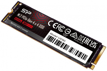 Solid State Disk Silicon Power UD90 250Gb PCIe Gen4x4 M.2 PCI-Express (PCIe) 4700MBs/ 1500MBs SP250GBP44UD9005