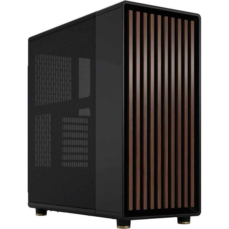 Корпус Fractal Design North Charcoal черный без БП mATX 3x120mm 2xUSB3.0 1xUSB3.1 audio bott PSU (FD-C-NOR1C-01)