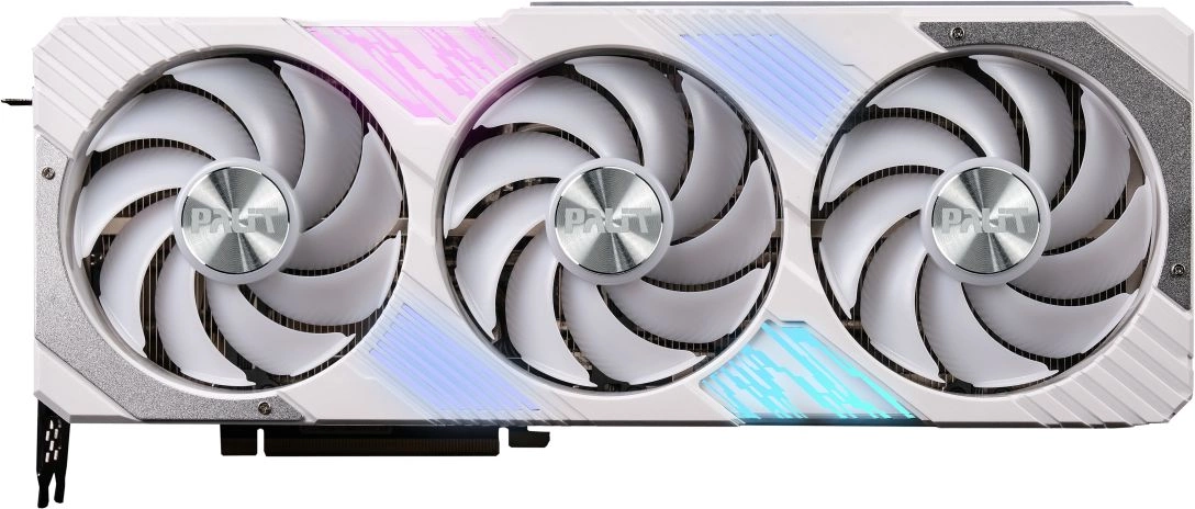 Видеокарта Palit PCI-E 4.0 RTX4070Ti SUPER GAMINGPRO WHITE OC NVIDIA GeForce RTX 4070TI Super 16Gb 256bit GDDR6X 2340/ 21000 HDMIx1 DPx3 HDCP Ret (NED47TST19T2-1043W)