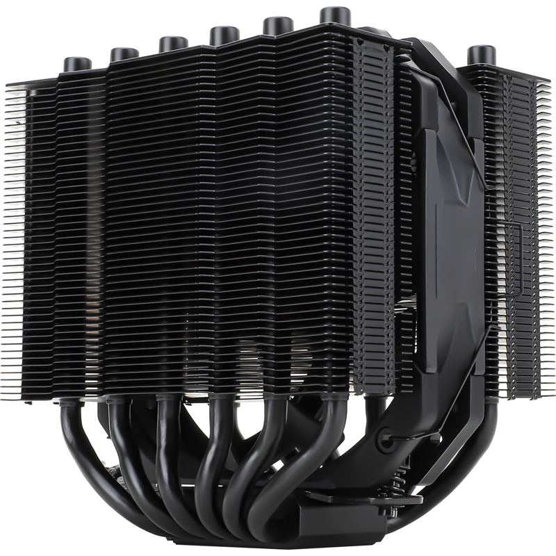 Кулер для процессора Thermalright Silver Soul 135 Black, высота 135 мм, 1850 об/мин, 30 дБА, PWM, черный (SILVER-SOUL-135-BL)