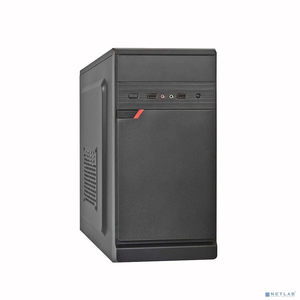 Exegate EX283057RUS Корпус Minitower ExeGate BAA-106 Black, mATX, , 2*USB, Audio