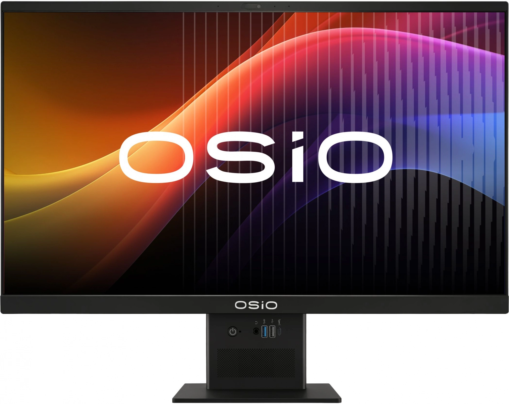 Моноблок Osio BaseLine B240i-006b 23.8" Full HD i5 1155G7 (2.5) 16Gb SSD512Gb Iris Xe Windows 11 Professional 64 GbitEth WiFi BT 84W Cam черный 1920x1080 (RUS)