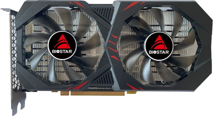 Видеокарта Biostar PCI-E VN1666TF69 NVIDIA GeForce GTX 1660TI 6Gb 192bit GDDR6 1500/ 12000 DVIx1 HDMIx1 DPx1 HDCP Ret