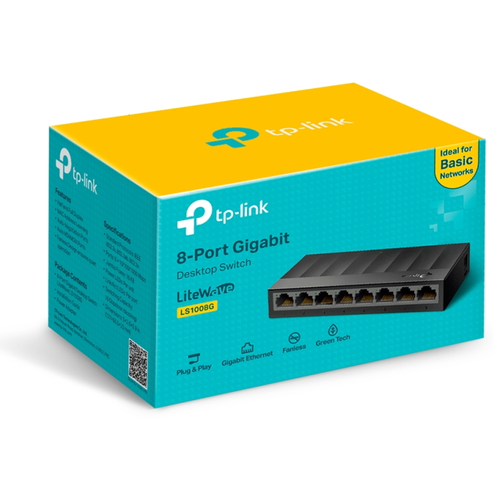 Картинка Коммутатор TP-Link LS1008G (LS1008G) 