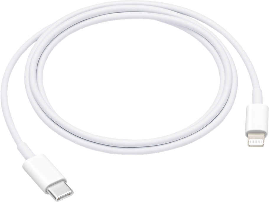 Кабель Apple MM0A3FE/ A USB Type-C (m)-Lightning (m) 1м белый (MM0A3FE/A)