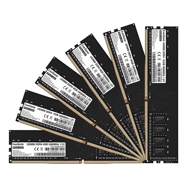 Exegate EX287009RUS Модуль памяти ExeGate Value Special DIMM DDR4 4GB 2400MHz