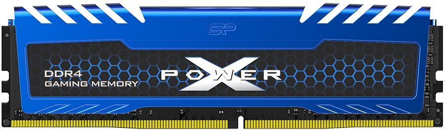 Модуль памяти Silicon Power 8GB 3200МГц XPOWER Turbine DDR4 CL16 DIMM 1Gx8 SR (SP008GXLZU320BSA)