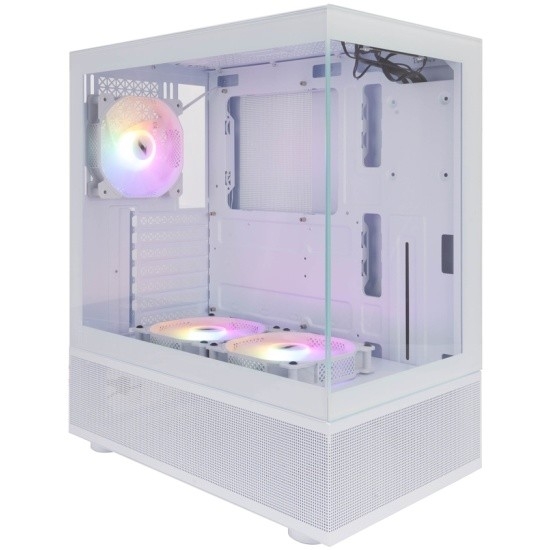 1STPLAYER MIKU Mi7-A White / ATX / 3x120mm LED fans / Mi7-A-WH-2F1R-W-1F1-W