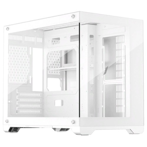 Корпус 1STPLAYER MEGAVIEW MV6-T White / mATX / MV6-TP-WH