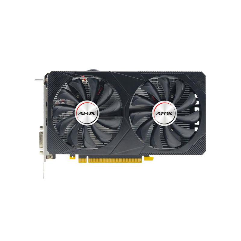 Видеокарта/ VGA AFOX NVIDIA GeForce GTX 1650 4GB, GDDR6/128-bit, PCIe 3.0, 1xDVI-D, 1xHDMI 2.0, 1xDP, 2-slot (AF1650-4096D6H3-V4)