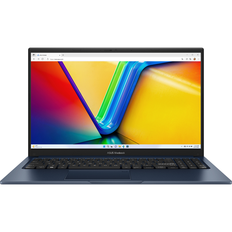 Ноутбук/ ASUS X1504VA-BQ283 15.6"(1920x1080 (матовый) IPS)/ Intel Core i5 1335U(1.3Ghz)/ 16384Mb/ 512PCISSDGb/ noDVD/ Int:Intel Iris Xe Graphics/ Cam/ BT/ WiFi/ 42WHr/ war 1y/ 1.7kg/ Quiet Blue/ DOS (90NB10J1-M00BN0)