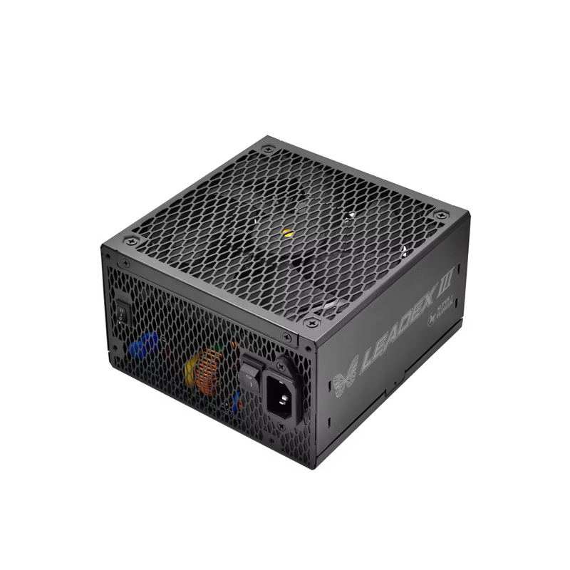 блок питания 850 Ватт/ Super Flower Power Supply Leadex III Gold, 850W, ATX 3.1, 140mm, 8xSATA, 3xPCI-E(6+2), 1x12VHPWR(12+4), APFC, 80+ Gold, Full Modular (SF-850F14GE(GL))