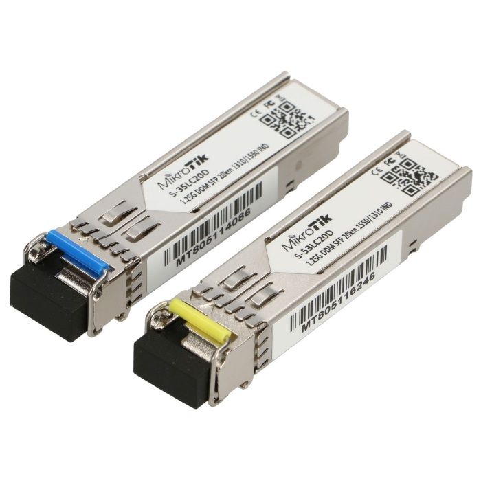 Картинка Трансивер SFP Mikrotik 2 шт. S-3553LC20D (S-3553LC20D) 