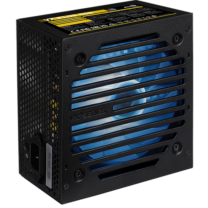 Aerocool VX Plus 550 RGB 550W, ATX v2.3, RGB Fan 12cm, 500mm cable, Retail