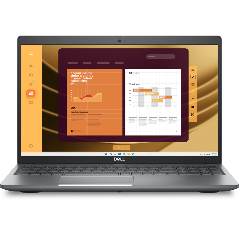 Ноутбук/ Dell Latitude 5550 15.6"(1920x1080 (матовый) IPS)/Intel Core Ultra 5 135U(1.6Ghz)/16384Mb/512SSDGb/noDVD/Int:Intel® Graphics/Cam/BT/WiFi/42WHr/war 1y/1.62kg/Silver/Win11Pro_ENG EN_kbd 3pin (5550-1246)