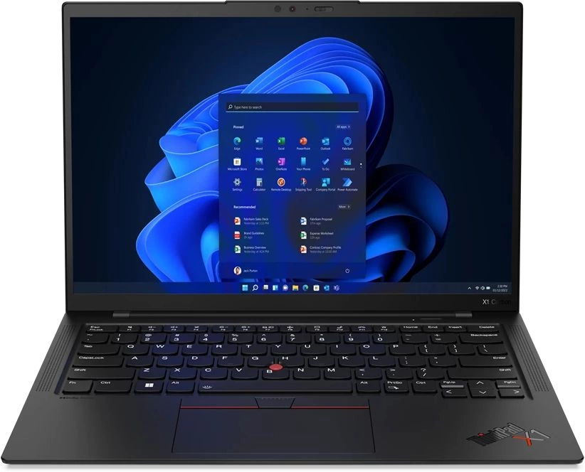 Ноутбук Lenovo ThinkPad X1 Carbon G11 Core i5 1345U 16Gb SSD512Gb Intel Iris Xe graphics 14" IPS WUXGA (1920x1200) Windows 11 Professional black WiFi BT Cam (21HNA09MCD)