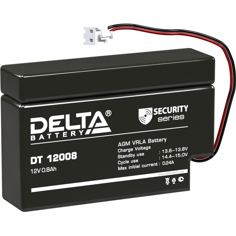 Аккумуляторная батарея DELTA BATTERY DT 12008 (T13)