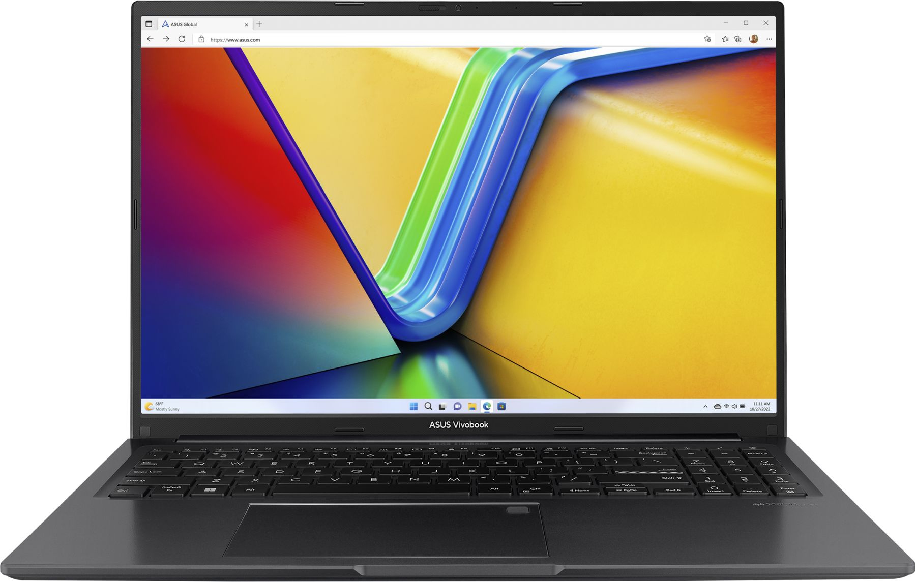 Ноутбук Asus VivoBook 16 M1605YA-MB341 Ryzen 7 5825U 16Gb SSD512Gb AMD Radeon 16" IPS WUXGA (1920x1200) noOS black WiFi BT Cam (90NB10R1-M00FM0)