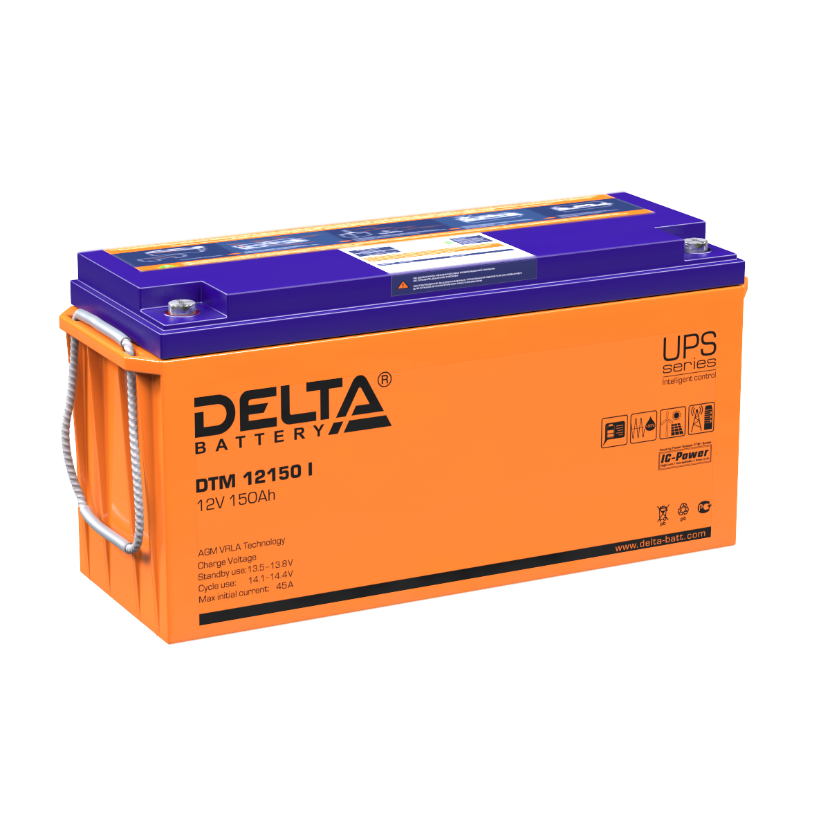 Аккумуляторная батарея DELTA BATTERY DTM 12150 I