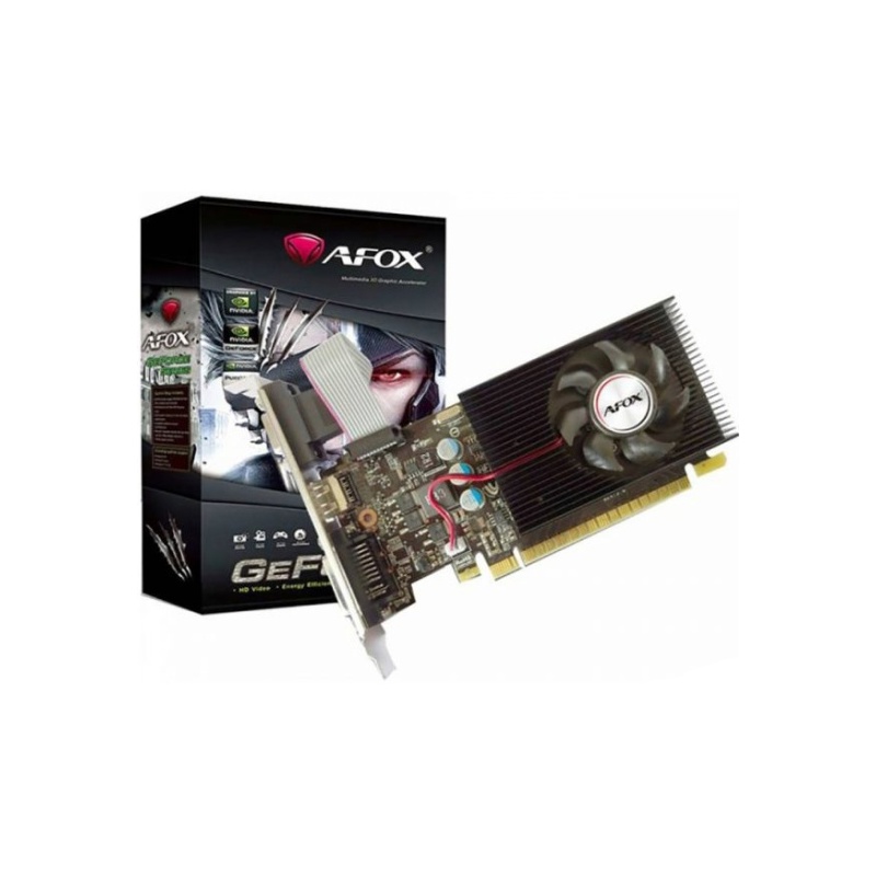 Видеокарта/ VGA AFOX NVIDIA Geforce GT730 LP 4GB, DDR3/128-bit, PCIe 2.0, 1xDVI-D, 1xHDMI, 1xD-Sub, 1-slot (AF730-4096D3L5)