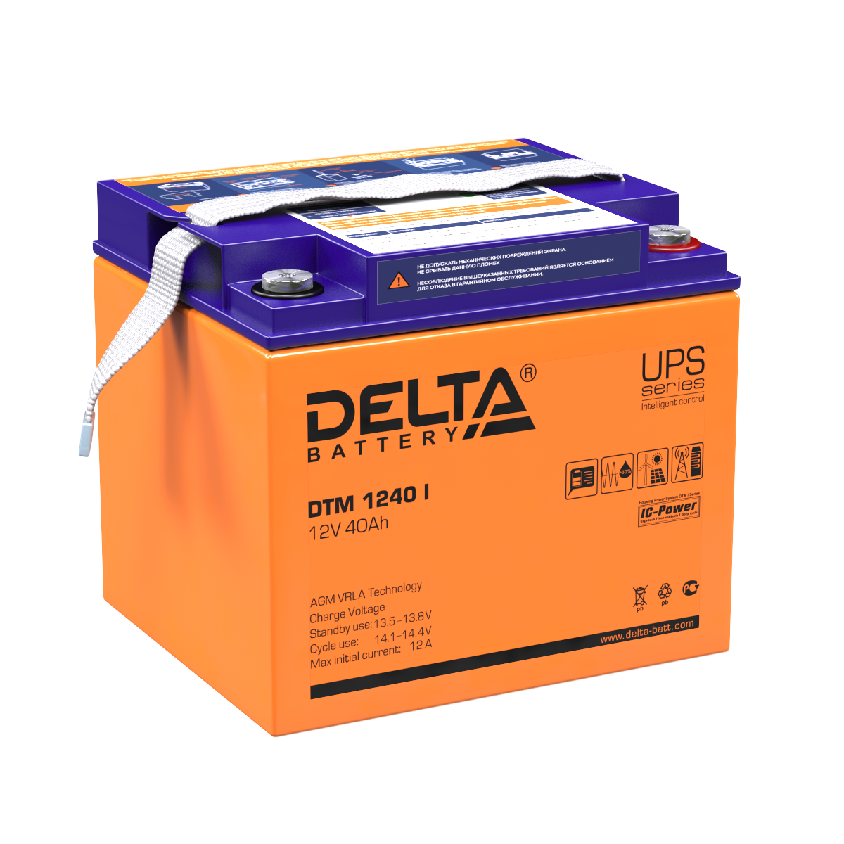 Аккумуляторная батарея DELTA BATTERY DTM 1240 I