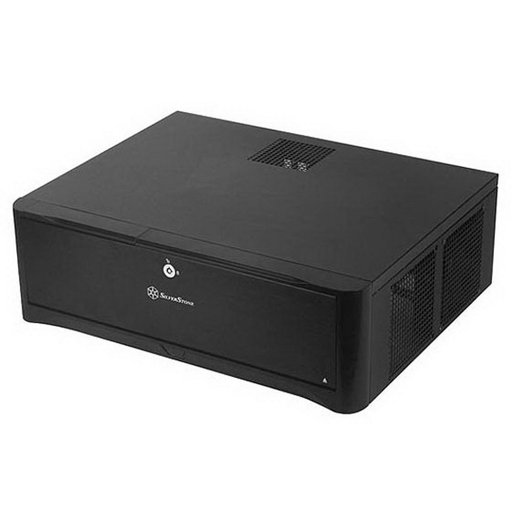 Корпус Silverstone SST-GD06B Grandia HTPC Micro ATX Computer Case, Silent High Airflow Performance, 2x 3.5 Inch Hot Swap Drive Bay, lockable, black (G410GD06B000020)