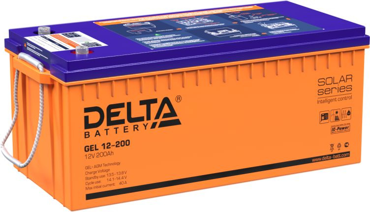 Батарея DELTA Аккумуляторная батарея Delta GEL 12-200