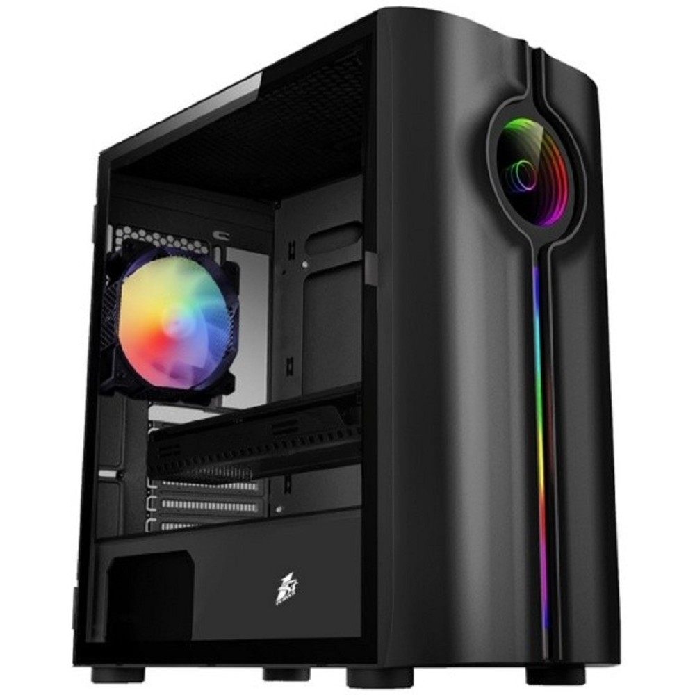 1STPLAYER INFINITE SPACE IS3 Black Корпус / mATX, TG / 1x120mm RGB fan inc. / IS3-BK-1F2