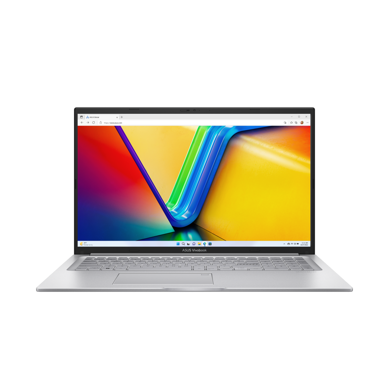 Ноутбук/ ASUS X1704ZA-AU447 17.3"(1920x1080 (матовый) IPS)/Intel Core i3 1215U(1.2Ghz)/16384Mb/512PCISSDGb/noDVD/Int:Intel UHD Graphics/Cam/BT/WiFi/50WHr/war 1y/2.1kg/Cool Silver/DOS (90NB10F2-M00K70)