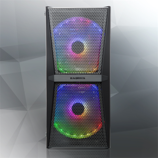 SILENOS MS PRO (200x200x25 *2 + 120x120x25*1 ARGB fan); Tempered glass appearance design; ATX; 4mm Tempered Glass; USB3.0*1 + USB2.0*2 +HD AUDIO; 62.5"HDD+13.5"HDD or 23.5"HDD + 52.5"HDD) (0R20B00205)