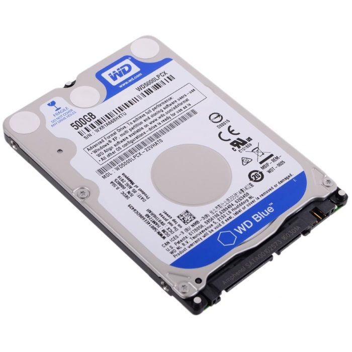 Western Digital HDD 2.5" SATA-III 500GB Blue WD5000LPCX 5400RPM 16Mb buffer 7mm