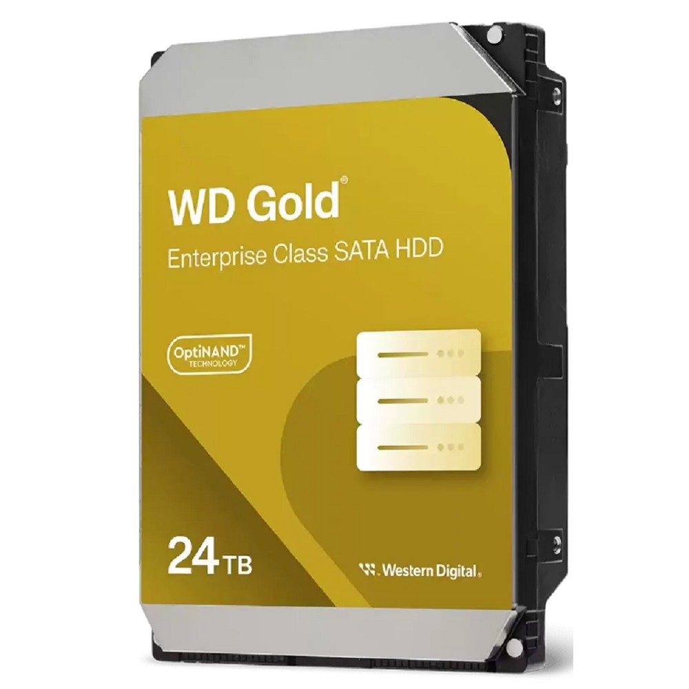 Жесткий диск Western Digital 3.5" 24TB WD241KRYZ Gold SATA3, Cache 298MB, 7200 rpm