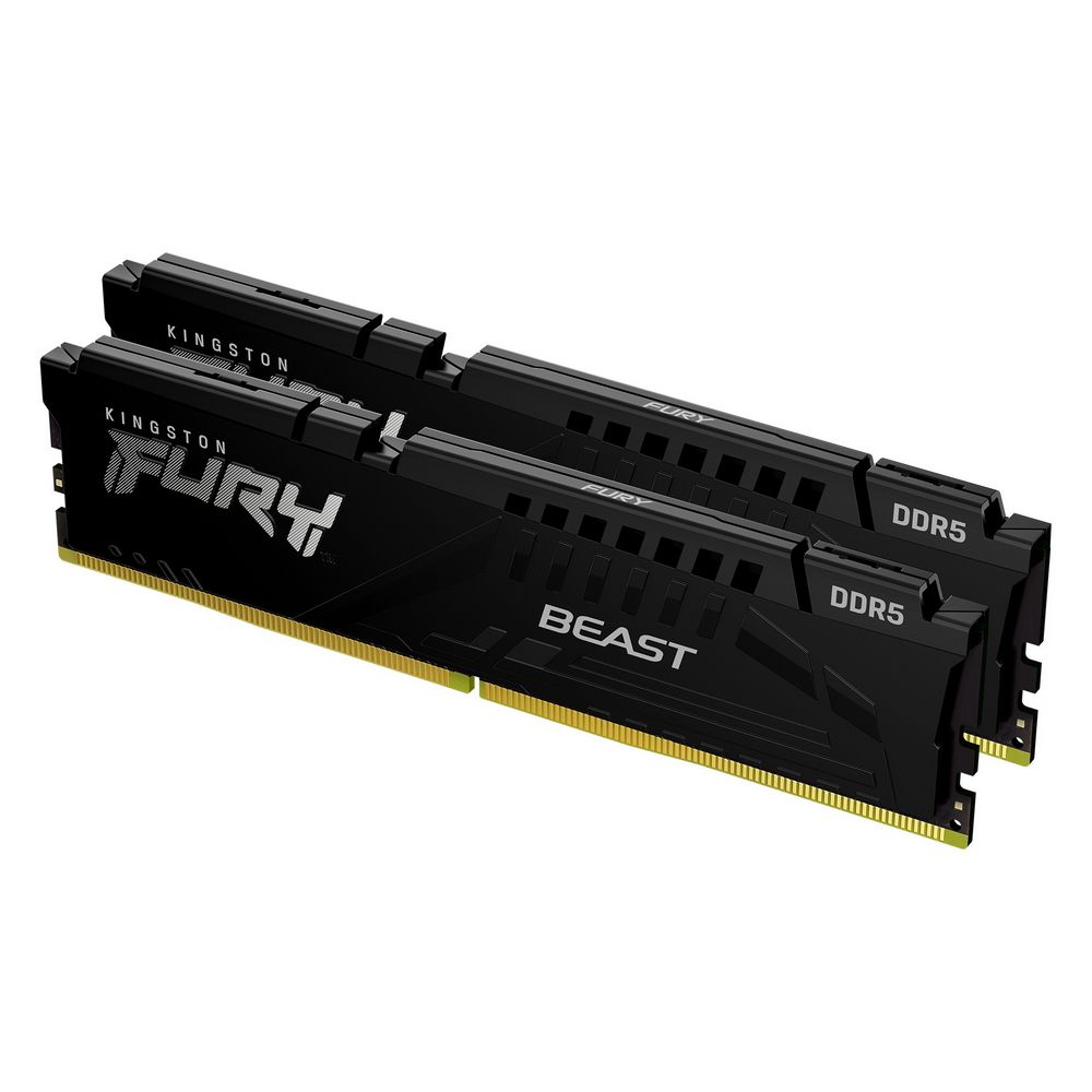 Память оперативная/ Kingston 32GB 5200MT/s DDR5 CL36 DIMM (Kit of 2) FURY Beast Black EXPO (KF552C36BBEK2-32)