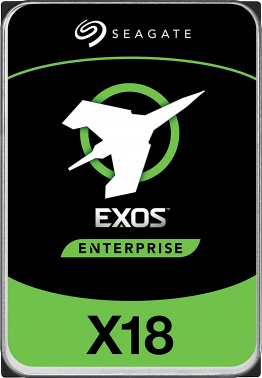 Seagate Exos X18 HDD 3.5" SAS 12Tb, 7200 rpm, 256Mb, buffer, 512e/4kn, CMR, ST12000NM004J, 1 year