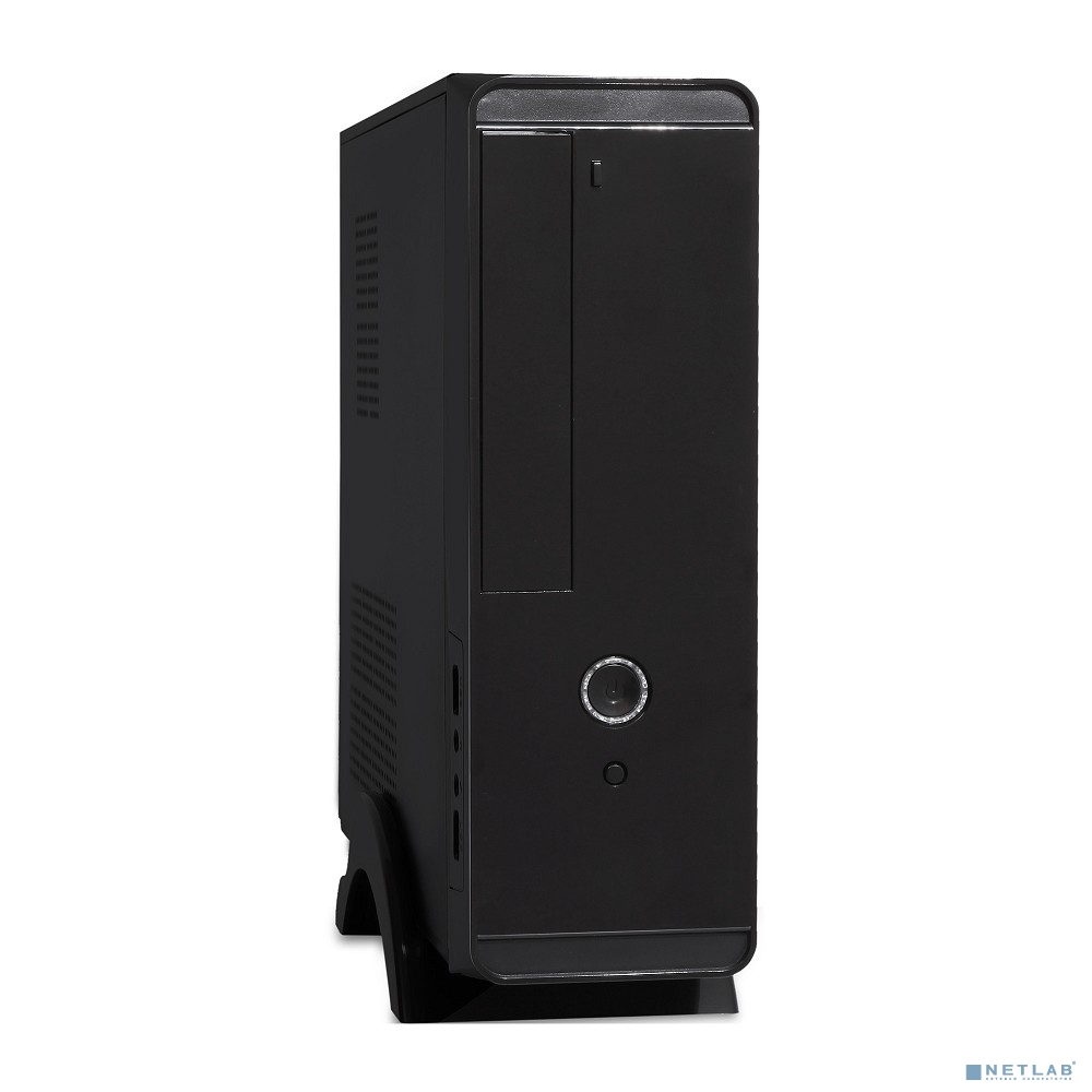 Exegate EX268698RUS Корпус MiniITX Exegate MI-209 Black, miniITX/mATX, , 2*USB, Audio