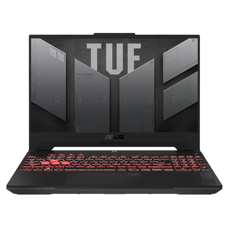 Ноутбук Asus TUF Gaming A15 FA507NU-LP141 Ryzen 5 7535HS 16Gb SSD512Gb NVIDIA GeForce RTX4050 6Gb 15.6" IPS FHD (1920x1080) noOS grey WiFi BT Cam (90NR0EB5-M00FN0)