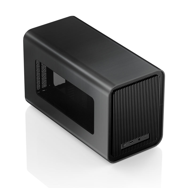 Корпус без блока питания/ JONSBO V11-4.0, Mini-Tower, 1x140mm, 1xUSB-A 3.0 + 1xUSB-C 3.2, SFX PSU Support, mITX Black (V11-4.0 BLACK)