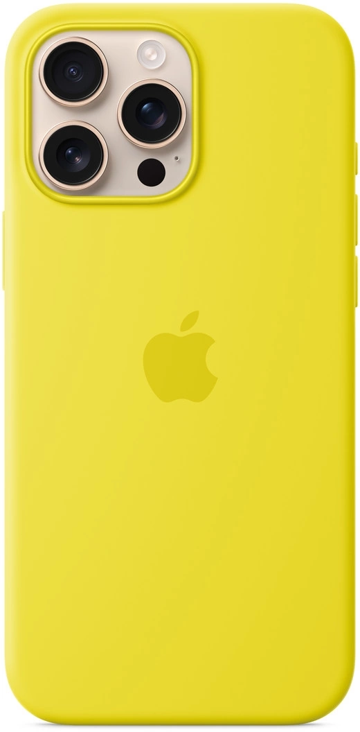 Чехол (клип-кейс) Apple для Apple iPhone 16 Pro Max Silicone Case with MagSafe желтый Star Fruit (MA7U4ZM/ A) (MA7U4ZM/A)