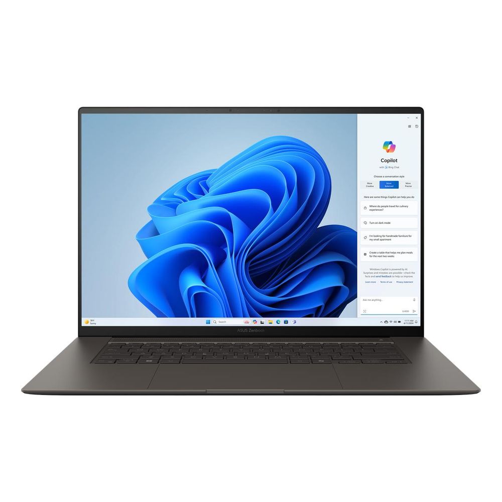 Ноутбук ASUS Zenbook S 16 UM5606WA-RK237X Ryzen AI 9 365/ 24Gb/ SSD1Tb/ 16.0"/ OLED/ 3K/ Win11H/ grey (90NB13M1-M00F50)