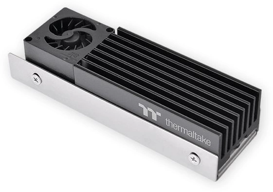 Радиатор Thermaltake MS-1 черный 3-pin 16dB metall Ret (CL-O043-AL02BL-A)