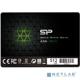 Solid State Disk Silicon Power Ace A56 512Gb SATA-III 2,5”/ 7мм 500MBs/ 450MBs SP512GBSS3A56A25