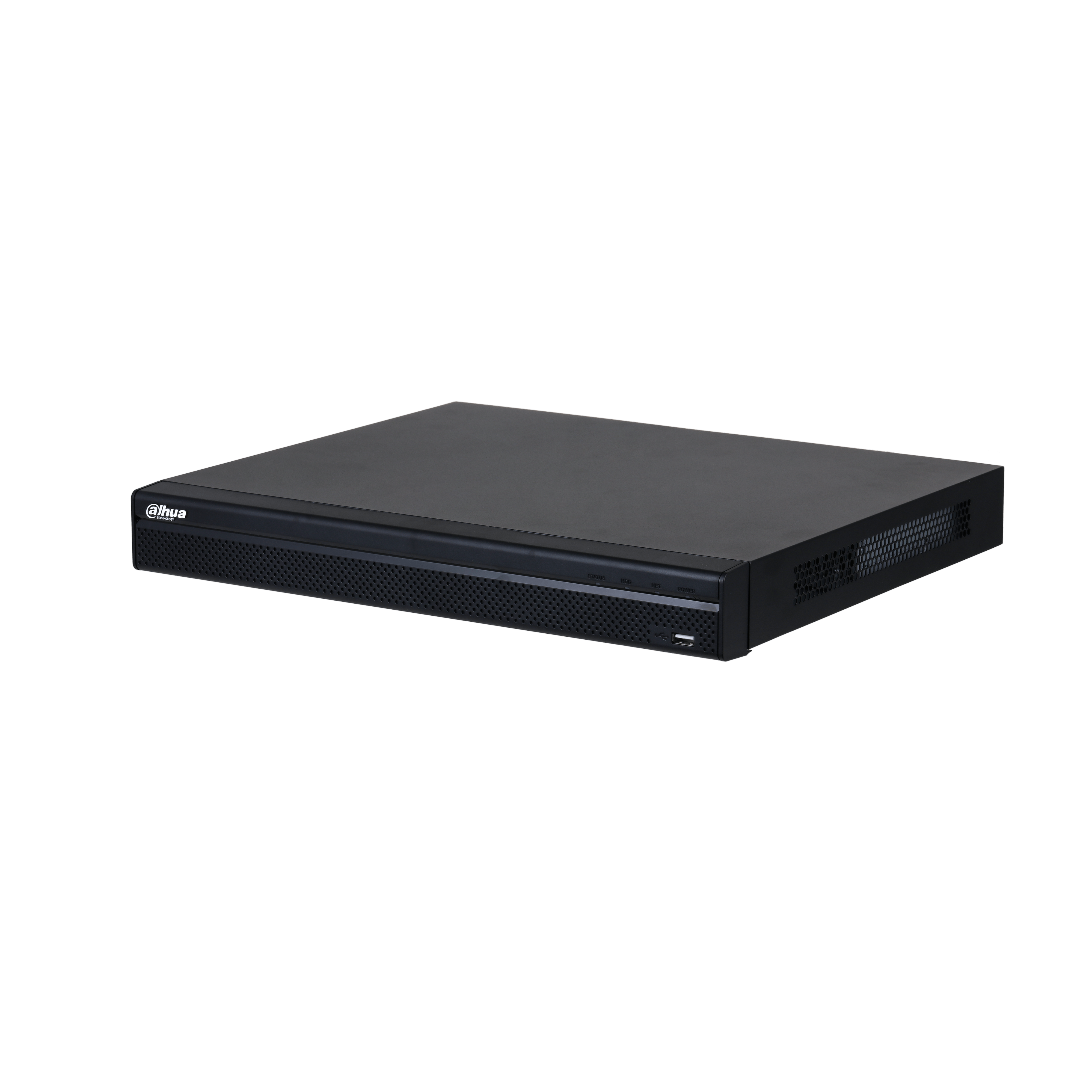 DAHUA DHI-NVR4216-16P-4KS3 16-канальный IP-видеорегистратор с PoE 4K и H.265+, видеоаналитика, входящий поток до 160Мбит/ с, 2 SATA III до 20Тбайт