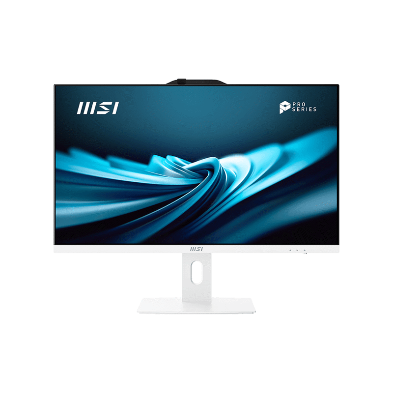 Моноблок/ MSI PRO AP272P 14M 27"(1920x1080 (матовый) IPS)/Intel Core i5 14400(2.5Ghz)/16384Mb/512PCISSDGb/noDVD/Int:Intel UHD Graphics 730/Cam/BT/WiFi/-/war 1y/7.5kg/White/DOS + Wireless KB+M (9S6-AF8322-803)